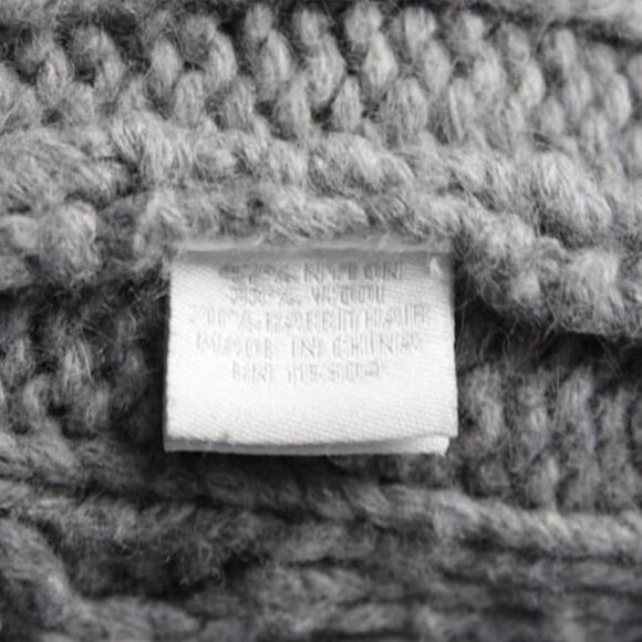 Anthropologie Sunner Gray Cable Knit SS Sweater XS - Picture 8 of 8